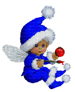 Christmas blue bp - GIF animate gratis
