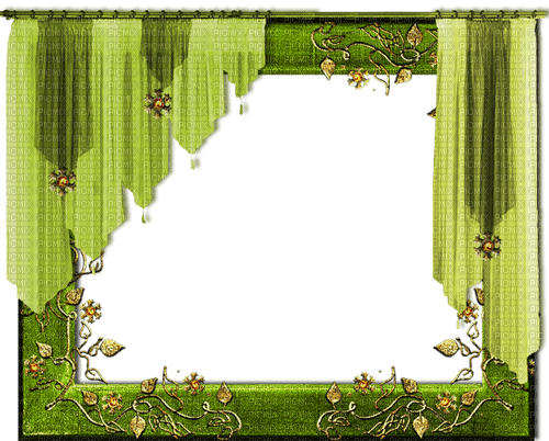 green frame - darmowe png