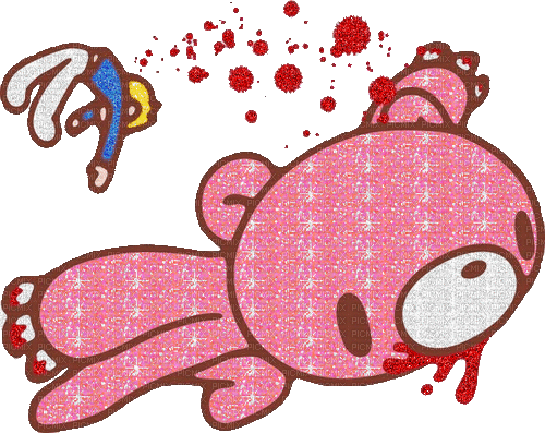 Gloomy Bear Stamp #3 (VantaBrat) - Zdarma animovaný GIF