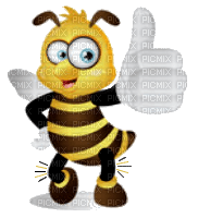 Kaz_Creations Cute Cartoon Love Bees Bee Wasp - kostenlos png