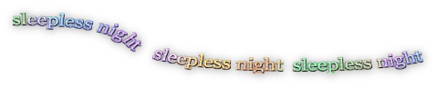soave text night sleepless rainbow - kostenlos png