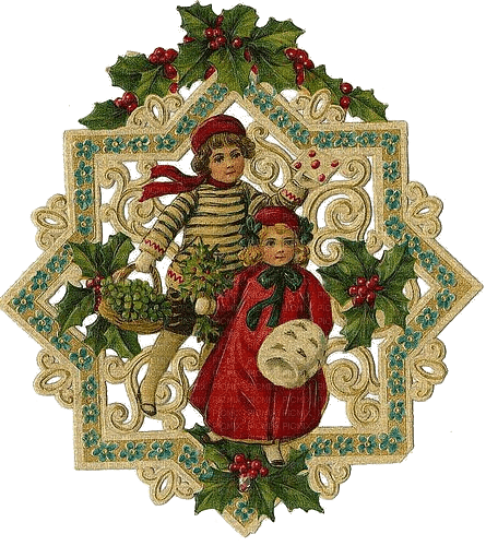 Weihnachtsbild, Winter, Kinder - ücretsiz png