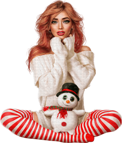 christmas woman by nataliplus - 無料png