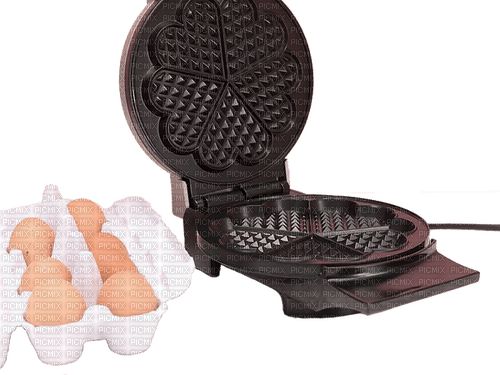 Waffle Maker with Eggs - ücretsiz png