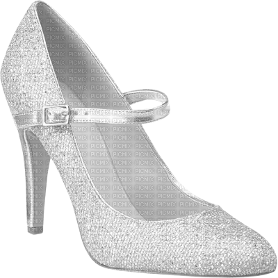 cinderella silver fashion shoe - PNG gratuit
