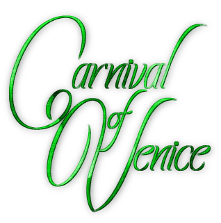soave text carnival venice green - PNG gratuit