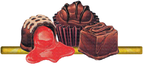 Pralinen, Schokolade - Gratis geanimeerde GIF