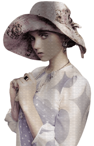 femme,Belle dame en chapeau,fashion,Pelageya - zadarmo png