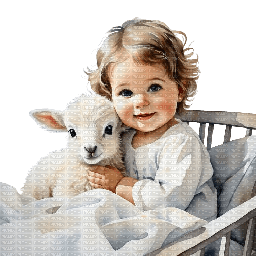 loly33 enfant agneau - zdarma png