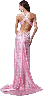 minou-woman in pink - ücretsiz png