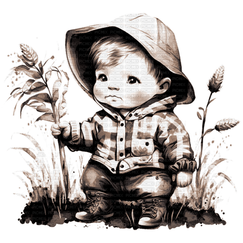 SM3 BROWN CHILD FALL IMAGE PNG MALE BOY - Free PNG