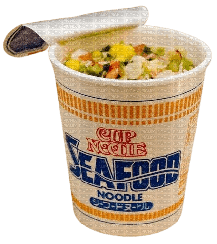 seafood cup noodle - Free PNG