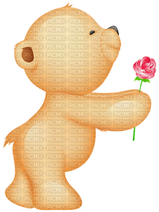 Kaz_Creations Valentine Deco Love Cute Teddy Bear - png grátis