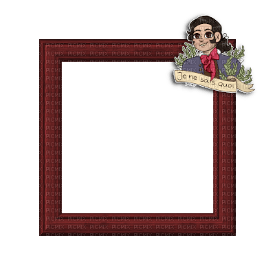 Small Maroon Frame - png ฟรี