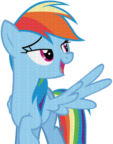 rainbow pony little - PNG gratuit