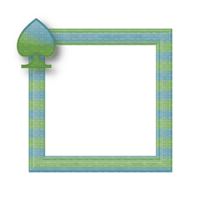 Small Green/Blue Frame - darmowe png
