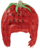 Coiffure fraise - png ฟรี