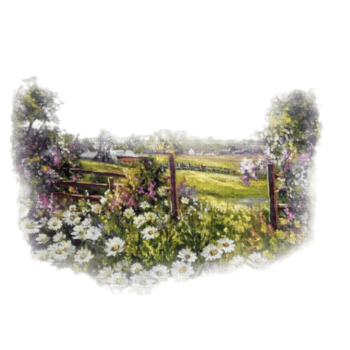 grass/flower background - kostenlos png