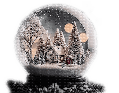 loly33 globe hiver - kostenlos png