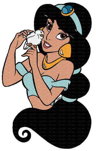 Jasmine Aladdin - GIF animé gratuit