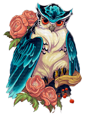 Y.A.M._Fantasy owl - PNG gratuit