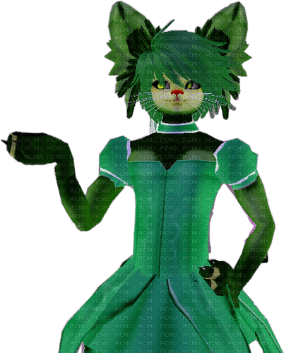 Catboy cosplaying Mew Lettuce - PNG gratuit