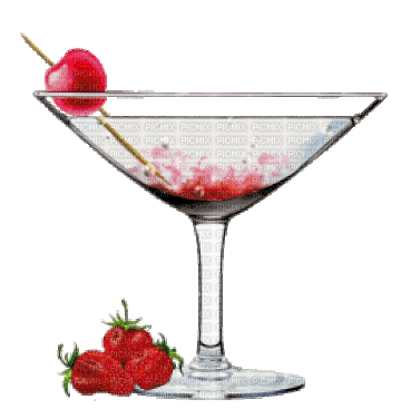 Cocktail, - Darmowy animowany GIF