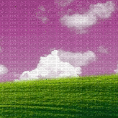 Pink Sky Landscape - 免费动画 GIF