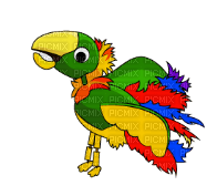 potty the parrot - 無料png