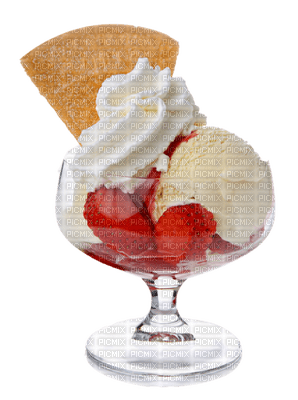 Kaz_Creations Dessert Ice Cream Sundae - бесплатно png