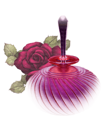 perfume Parfüm parfum flacon flower fleur deco tube scrap bottle flasche bouteille - ilmainen png