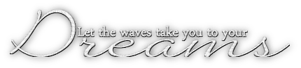 soave text summer dreams waves white - PNG gratuit