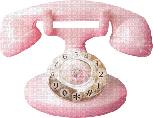dolceluna pink telephone - ücretsiz png