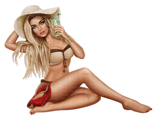 woman sommer summer - kostenlos png