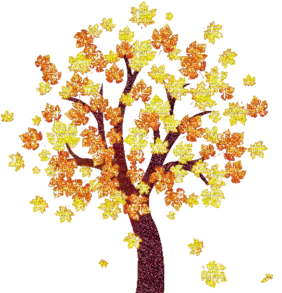 autumn tree - 免费动画 GIF