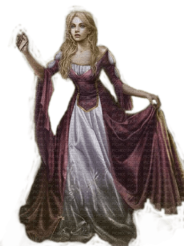 Medieval, Lady - darmowe png