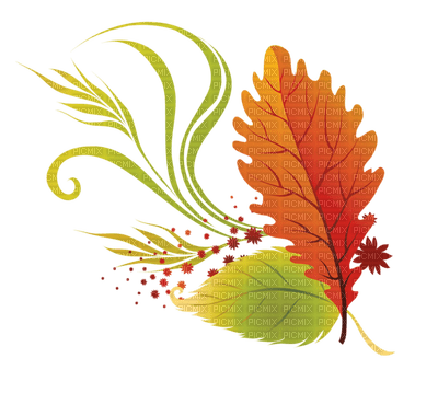 Kaz_Creations Autumn Fall Leaves Leafs - фрее пнг