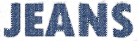 jeans text - zdarma png