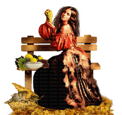 mujer otoño by EstrellaCristal - kostenlos png