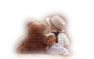 boy-teddy bear-garçon-Ours en peluche-bambino-ragazzo-orsacchiotto-pojke-nalle-child-barn-Enfant-minou - png grátis