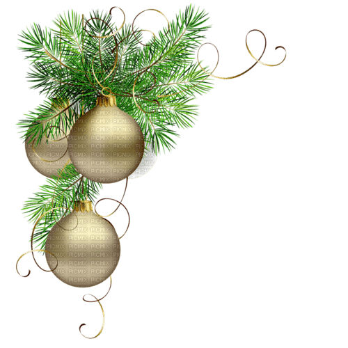 gala Christmas balls - besplatni png