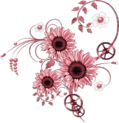soave deco flowers branch  steampunk pink - png grátis