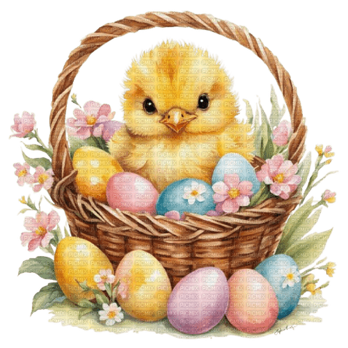 Easter, bird, chicken, egg. Leila - 免费PNG