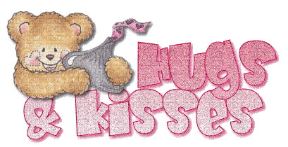 hugs kisses - Бесплатный анимированный гифка