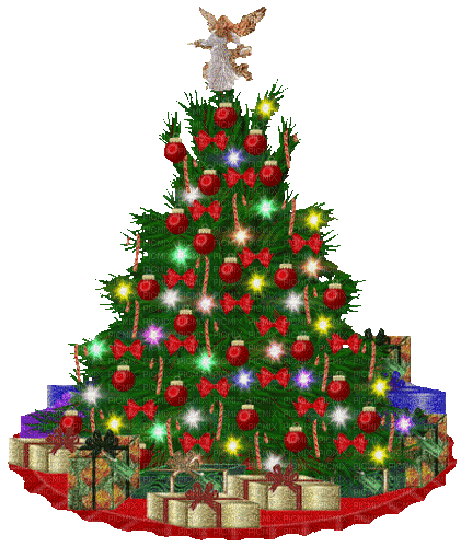 MMarcia gif árvore natal noel - GIF animé gratuit