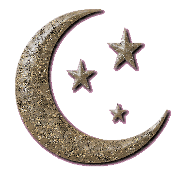Moon Gold Stars - Bogusia - 無料のアニメーション GIF
