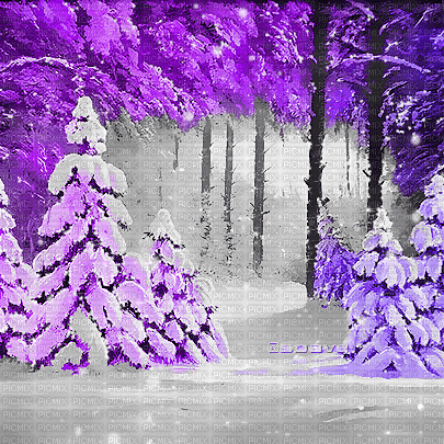soave background animated winter forest black - Free animated GIF