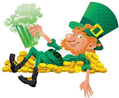 Kaz_Creations St.Patricks Day Leprechaun - PNG gratuit