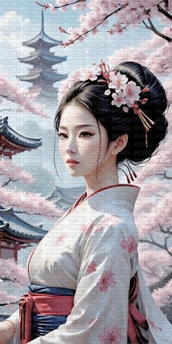 beautiful Asian woman - фрее пнг