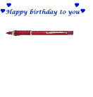 Happy birthday - Безплатен анимиран GIF